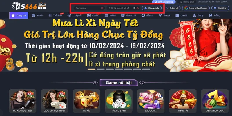 Cách đăng nhập tài khoản tại S6APP cho Newbie