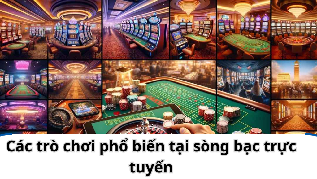 Các trò chơi phổ biến tại sòng bạc trực tuyến